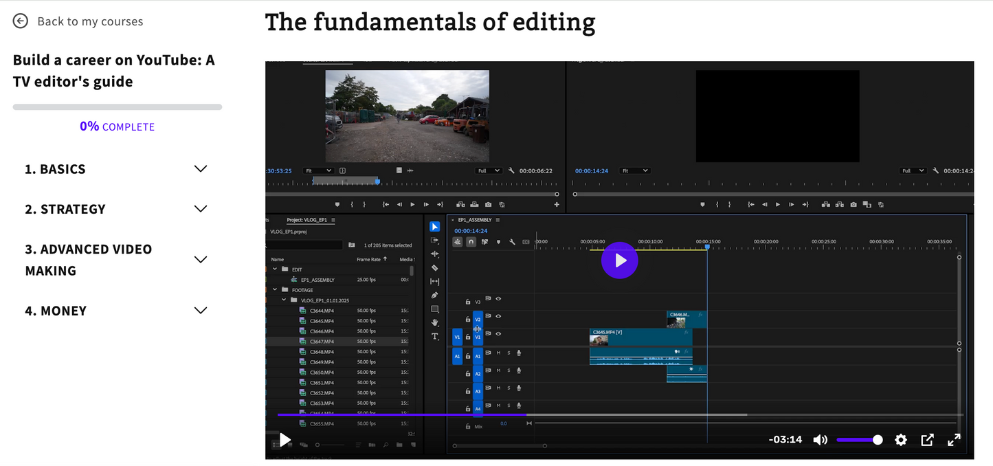 Build A Career on Youtube: A TV editors guide